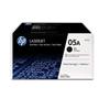 ORIGINAL HP Multipack nero CE505D 05A Confezione doppia da 2.300 pag. cad. mod.  CE505D 05A EAN 886111645091