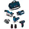 BOSCH Kit 12V BMKB4-28AD2 (GKS 12V-26 + GST 12V-70 + GHO 12V-20 + GSR 12V-15 + 2 x 2,0 Ah + GAL1230CV + HDBAG)