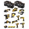 DeWALT Kit DWK1100T (DCD796+DCH273+DCG405+DCF887+DCF894+DCS331+DCS391+ DCS355+DCP580+DCS369+DCL050+ 3x5,0Ah + DCB115+4xTSTAK VI)