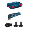 Utensile Multifunzione BOSCH GOP 12V-28 (2 x 6,0 Ah + GAL12V-40 + L-Boxx 102)