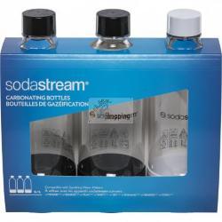 Sodastream Bottiglie Di Plastica Da 1lt 3pz per Gasatori