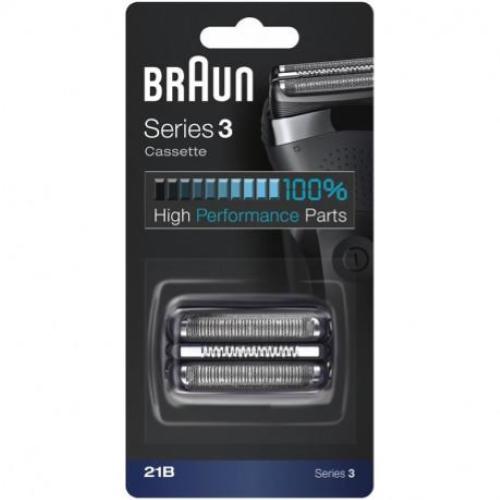 Braun testina di ricambio per rasoio elettrico Braun Serie 3 - 21B -  ORIGINALE - C.A.R.E. srl