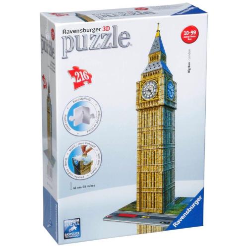 Ravensburger Big Ben 3D Puzzle-Building - 216 pezzi Mod. 12554 EAN