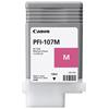 ORIGINALE Canon Cartuccia d'inchiostro magenta PFI-107m 6707B001 130ml mod.  PFI-107m 6707B001 EAN 4960999910963