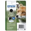 ORIGINALE Epson Cartuccia d'inchiostro nero C13T12814012 T1281 ~170 Pagine 5,9ml mod.  C13T12814012 T1281 EAN 8715946493138