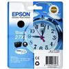 ORIGINAL Epson Cartuccia d'inchiostro nero C13T27114012 27 XL ~1100 Seiten 17,7ml XL mod.  C13T27114012 27 XL EAN 8715946533063