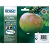 ORIGINALE Epson Multipack nero / ciano / magenta / giallo C13T12954012 T1295 4 cartucce d'inchiostro: T1291 + T1292 + T1293 + T1294 mod.  C13T12954012 T1295 EAN 8715946465586