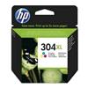 ORIGINAL HP Cartuccia d'inchiostro differenti colori N9K07AE 304 XL ~300 Seiten mod.  N9K07AE 304 XL EAN 889894860811