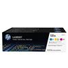 ORIGINAL HP Multipack ciano / magenta / giallo U0SL1AM 131A CF211A + CF212A + CF213A mod.  U0SL1AM 131A EAN 888182055885