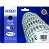 ORIGINALE Epson Cartuccia d'inchiostro nero C13T79014010 79 XL ~2600 Pagine 41,8ml 79XL mod.  C13T79014010 79 XL EAN 8715946535982